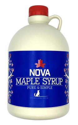 Nova Maple Syrup - Pure Grade-A Maple Syrup (Half Gallon)
