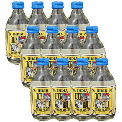 Cock n Bull Tonic Water 12 Pack 10oz Soda Bottles - Ideal Mixer for Cocktails, Mock-tails, and Bartenders - Premium Quality for Perfect Mixed Drinks - Refreshing Flavor Profile- Made In USA