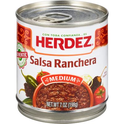 HERDEZ Ranchera Salsa, Medium, 7 oz. Can (12-Pack)