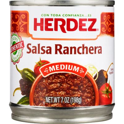 HERDEZ Ranchera Salsa, Medium, 7 oz. Can (12-Pack)