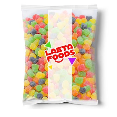 Christmas Gum Drops Candy, Assorted Fruit Flavored Old Fashioned Jellies (3 Pound Bag)