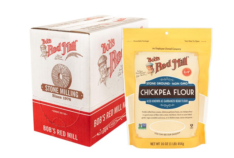 Bob&#39;s Red Mill Chickpea Flour, 16-ounce (Pack of 4)