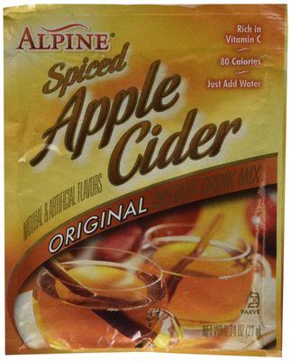 Alpine Spiced Apple Cider Drink Mix, Original 60 .74 oz. Pouches