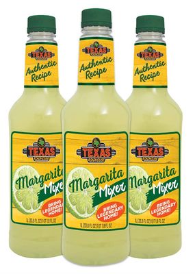 Texas Roadhouse Authentic Margarita Drink Mix, Ready to Use, 1 Liter Bottle (33.8 Fl Oz), Pack of 3