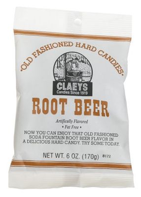 Claey&#39;s, Old Fashioned Hard Candy Root Beer, 6 oz