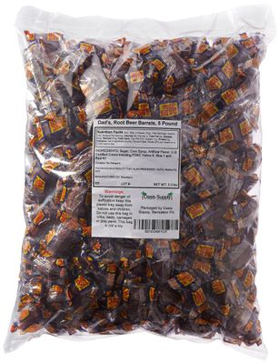 Washburn Candy Dad&#39;s, Root Beer Barrels, 5 Pound