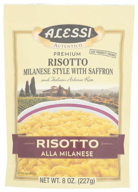 Alessi Risotto Milanese Style with Saffron 8.0 OZ(Pack of 2)