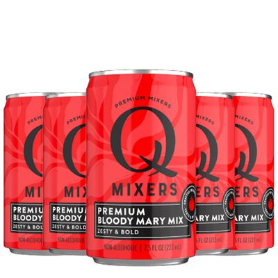 Q Mixers Bloody Mary Premium Cocktail Mixer Made with Real Ingredients 7.5oz Cans | 5 PACK