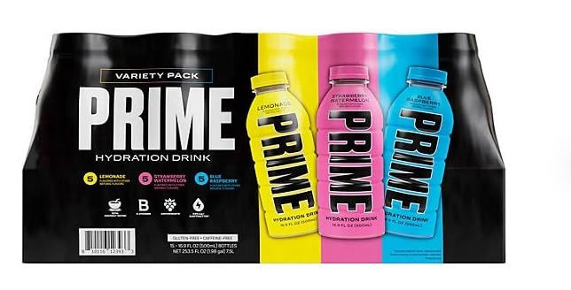 Prime Hydration Drink Variety Pack 2.0, 16.9 fl. oz., 15 pk.