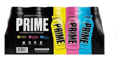 Prime Hydration Drink Variety Pack 2.0, 16.9 fl. oz., 15 pk.