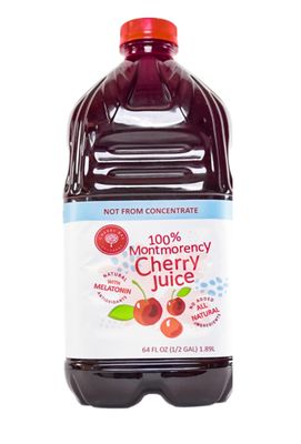 Cherry Bay Orchards Tart Cherry Juice (64 oz Bottle) - 100% Natural Cherry Juice Not From Concentrate - Anti-inflammatory, Boosts Immunity, Improves Sleep - No Added Sugar, Gluten Free, Non GMO