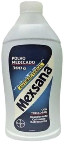Mexsana Talco Desodorante para pies por 300g, Ayuda a Refrescar y Absorber Sudor -Mexsana Foot Powder - Traditional Relief for Feet, 10.58 oz, Sweat Absorption