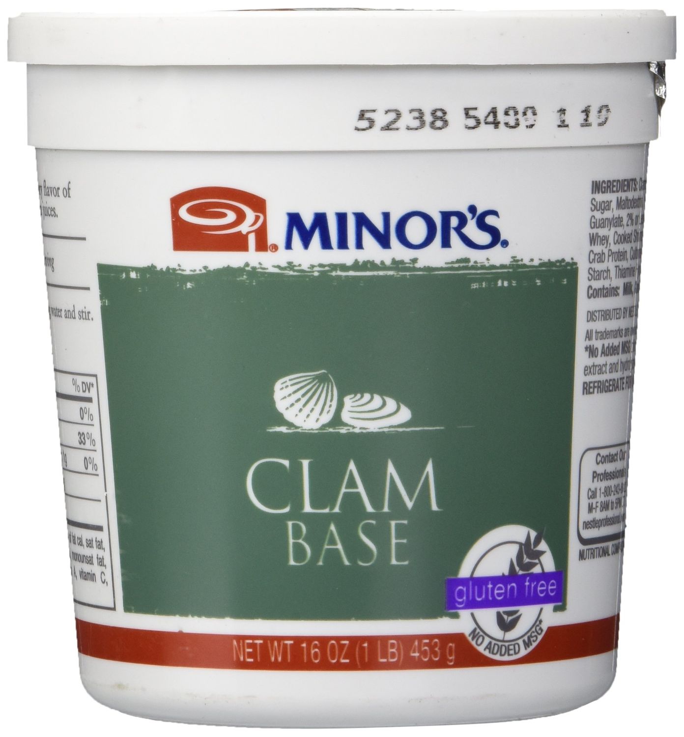 Minor&#39;s Clam Base, 16 Ounce