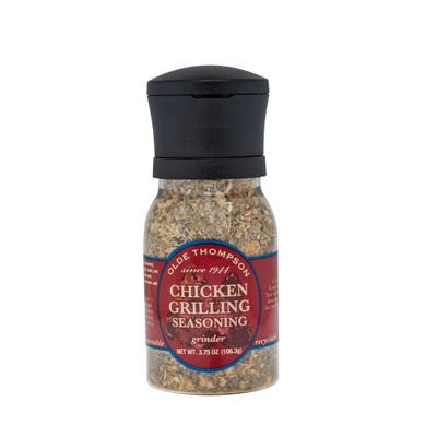 Olde Thompson Garlic Pepper Grinder, Whole Black Pepper, Garlic &amp; Salt Blend, 7.3 oz.
