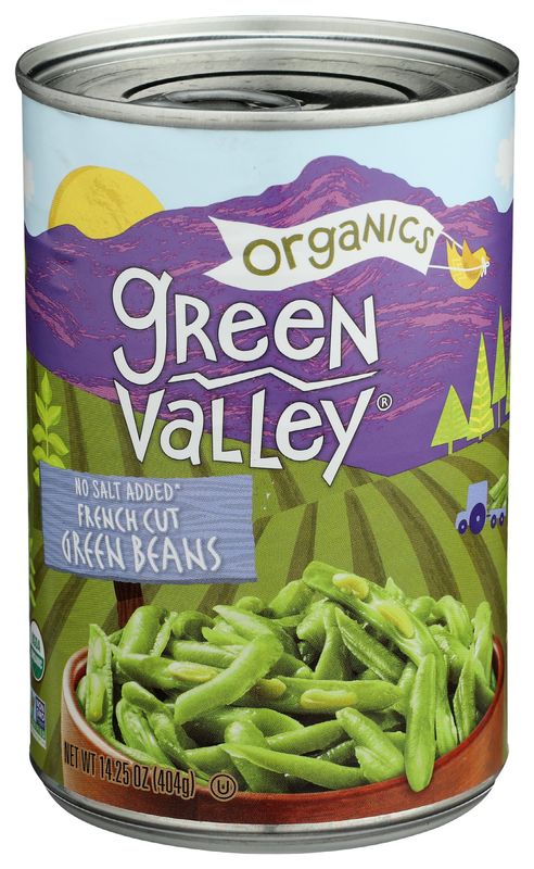 GREEN VALLEY Organic French Style Green Beans, 14.25 OZ
