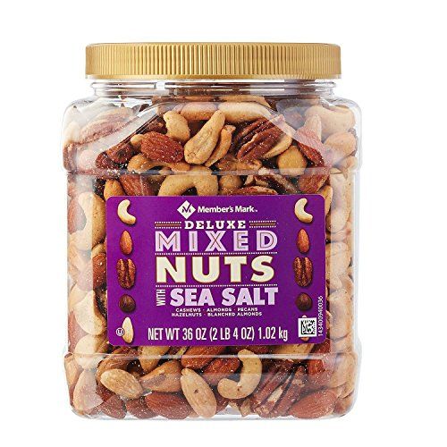 Member&#39;s Mark Deluxe Roasted Mixed Nuts With Sea Salt (34 Oz.)
