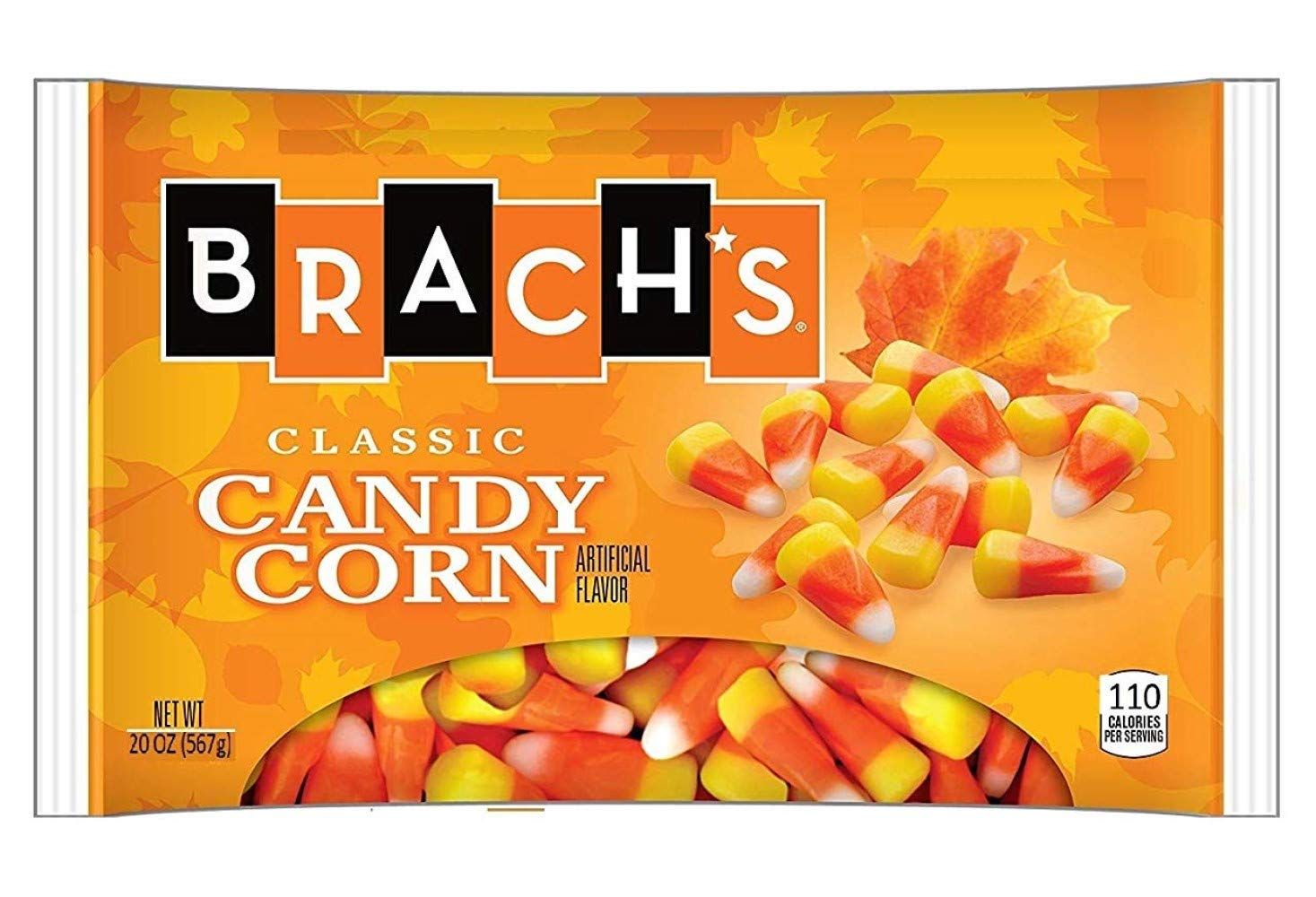 Brach&#39;s Candy Corn, Made with Real Honey, Classic Halloween Treat, Large 20 Ounce Bag
