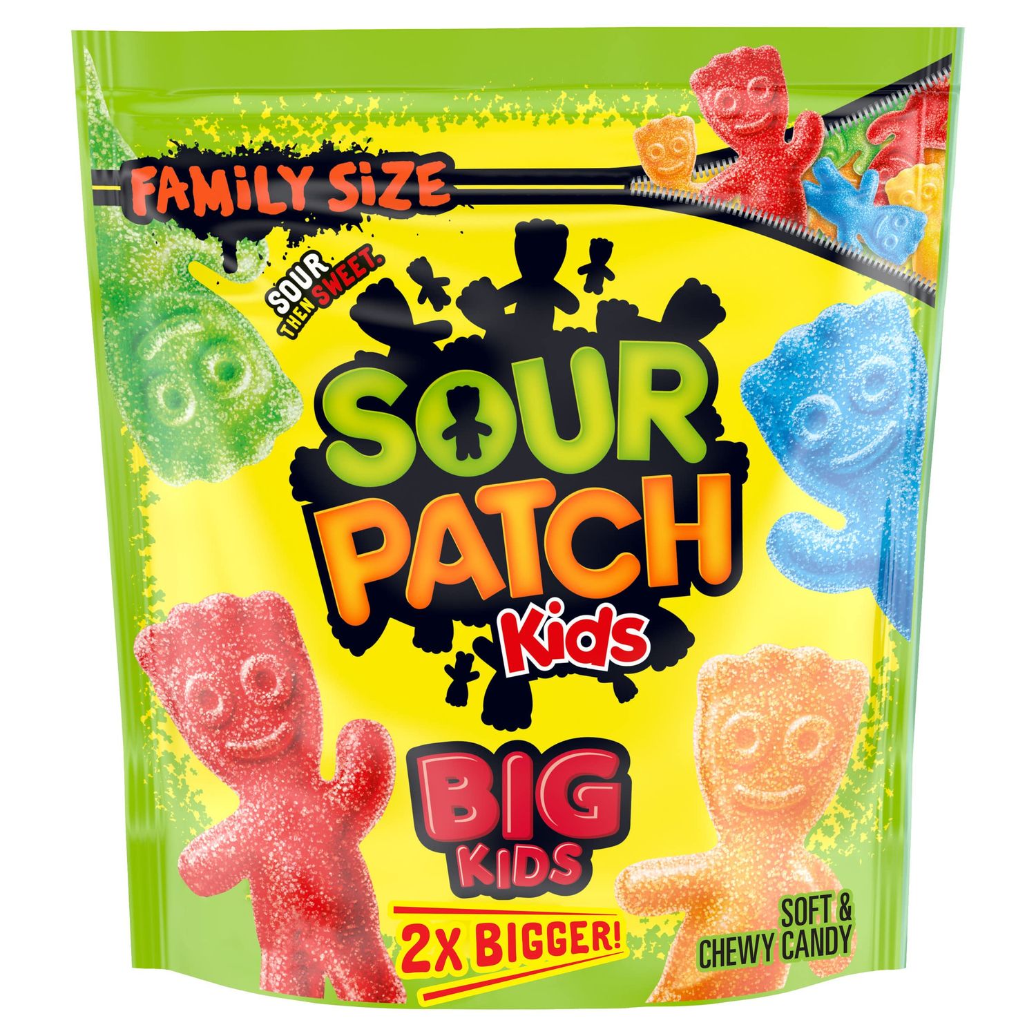 SOUR PATCH KIDS Big Kids Soft &amp; Chewy Candy, Family Size, Bulk Candy, 1.7 lb