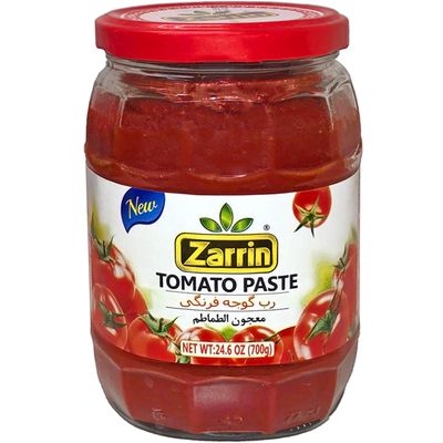 Zarrin - Tomato Paste in a glass jar, 24.6 oz (700g), Product of Turkey, No Preservatives
