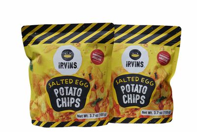 Irvins Salted Egg Potato Chips, 3.7 Ounce (Pack of 1)