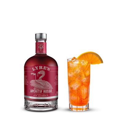 Lyre&#39;s Aperitif Rosso - Non-Alcoholic Spirit | Sweet Vermouth Style | Gold Medal Winner | 23.7 Fl Oz