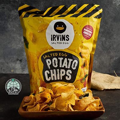 Irvins Salted Egg Potato Chips, 3.7 Ounce (Pack of 1)