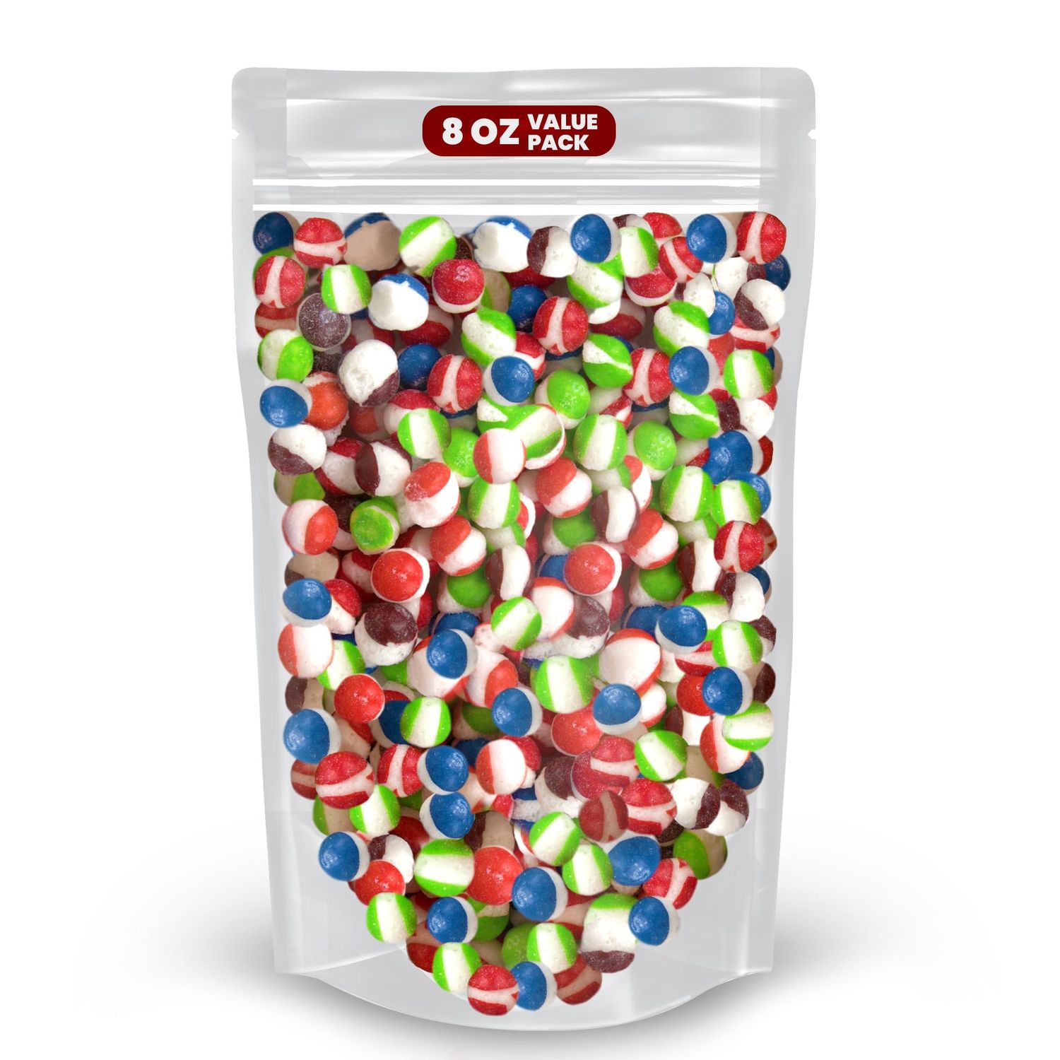 Premium Freeze Dried Candy (8 oz) Wild Berry Flavored Freeze Dried Candy, Resealable Bag for Freshness, Freeze Dried Crunchy Candies Wildberry, 8 Ounces Movie Night Snacks,