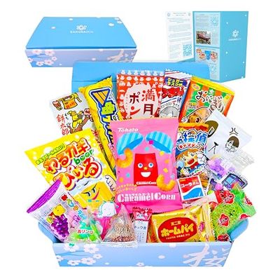 Japanese Snacks &amp; Candy 20 Piece Dagashi Set (Box)