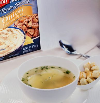 Lipton Gluten Free (Not Certified) Onion Soup & Dip Mix, 1.9oz (3 Pack) | Great for Soups, Dips, Gravy & Seasoning | Kosher (Including Passover)