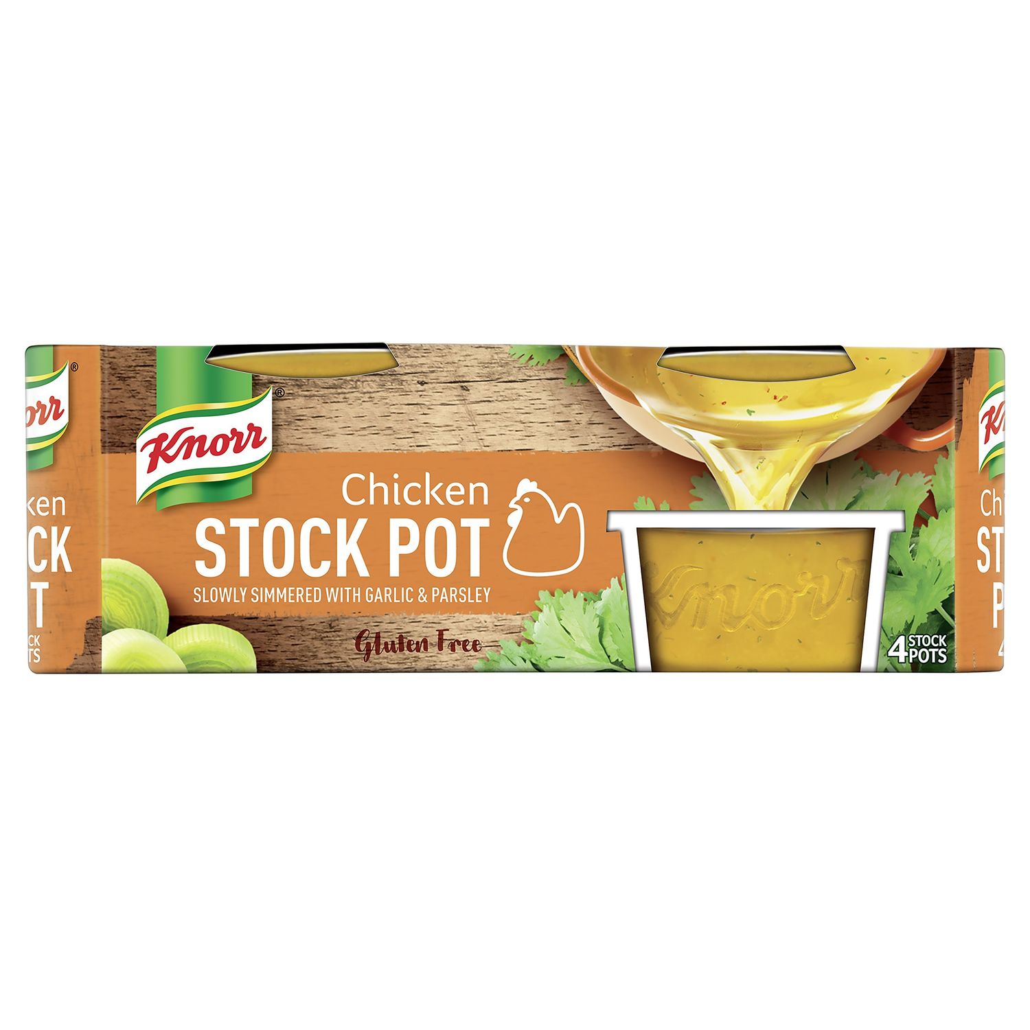 Knorr Chicken Stock Pot, 4 x 28 g