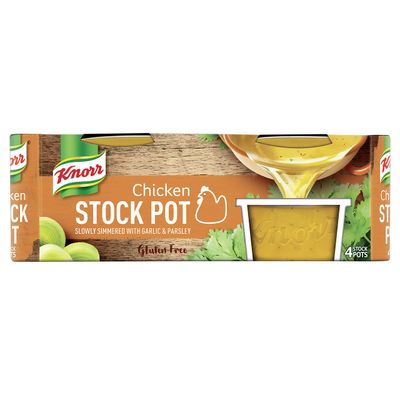 Knorr Chicken Stock Pot, 4 x 28 g