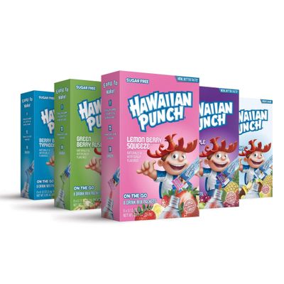 Hawaiian Punch, Paradise Variety Pack- Powder Drink Mix - (5 boxes, 40 sticks) - Sugar Free &amp; Delicious, Excellent source of Vitamin C, Makes 40 flavored water beverages