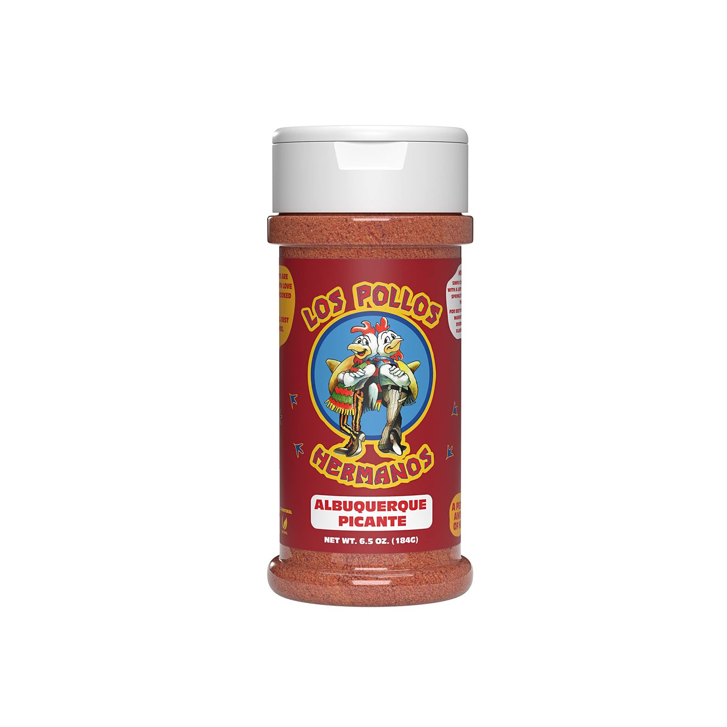 Los Pollos Hermanos Hot Picante Seasoning | Albuquerque Hot Picante Chicken Rub | Breaking Bad Merchandise | 6.5 oz | Kosher, Gluten Free &amp; Non-GMO | Officially Licensed