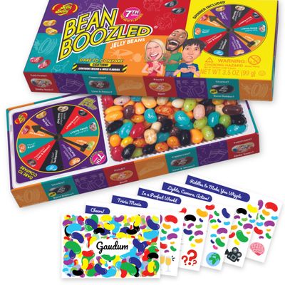 Jelly Belly Bean Boozled Jelly Beans Game NEW EDITION + 5 Gaudum Cards (For Adults)