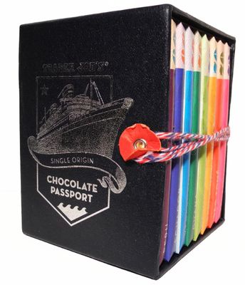 Trader Joe&#39;s Chocolate Passport Single Origin 8x 45g bars