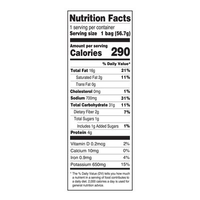 Zapps New Orleans Kettle-Style Potato Chips Salt and Vinegar Flavor (2 oz Bags, 25 Count), Crunchy Chips with a Spicy Kick, Perfect On-The-Go, Gluten Free Snack