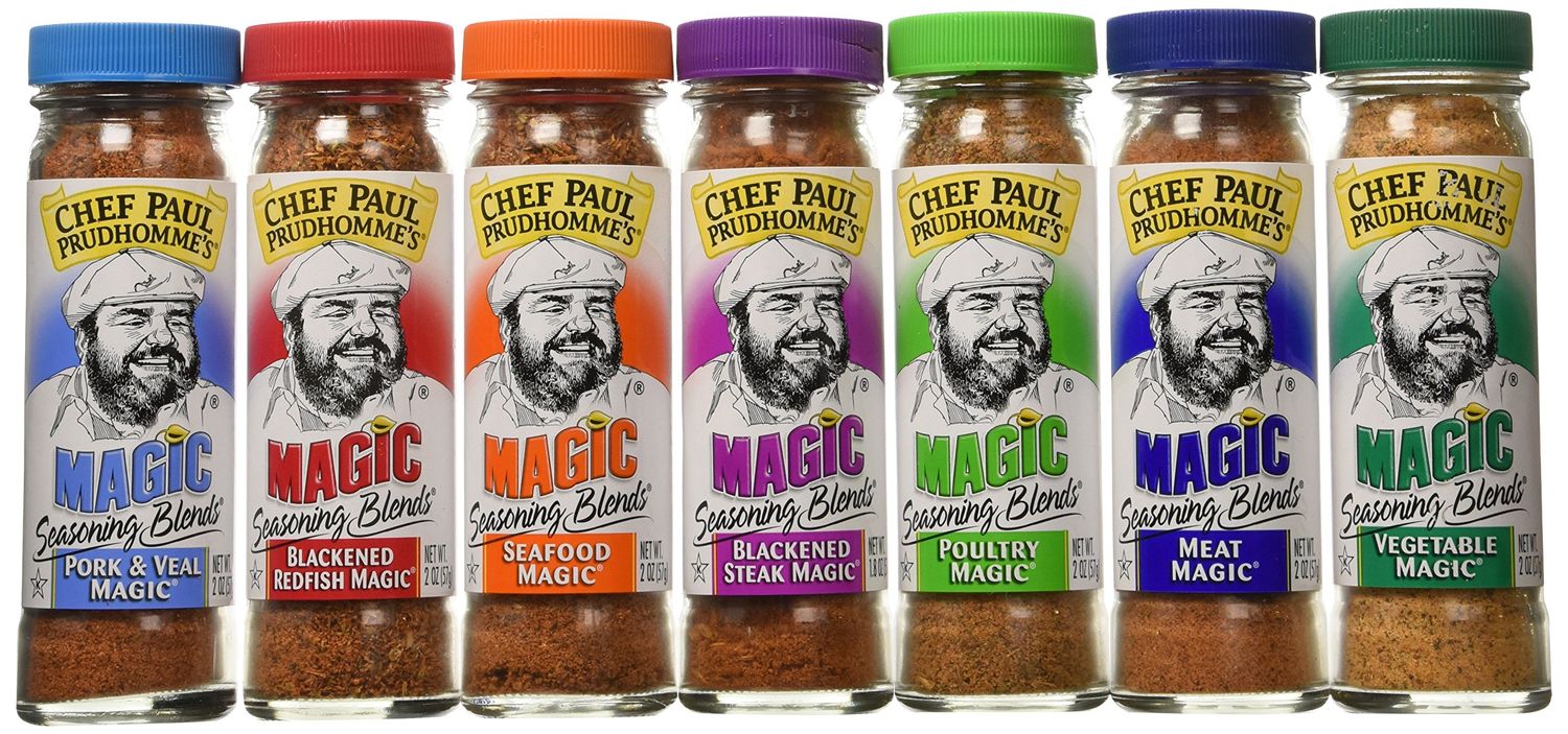 Chef Paul Prudhomme&#39;s Magic Seasoning Blends ~ Magic 7-Pack, Qty. 7 2-Ounce Bottles
