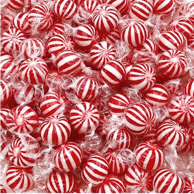 Jumbo Mint Balls Christmas | 2 Pound Bag | Hard Candy, Classic Peppermint Flavor