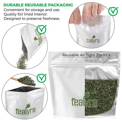 Tealyra - Hibi Uji Gyokuro - Luxury Japanese Green Loose Leaf Tea - Rich Umami - High Antioxidants - Premium Tea - Medium Caffeine - 224g (8-ounce)