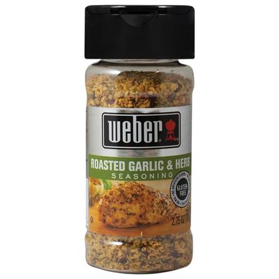 Weber Roasted Garlic &amp; Herb Seasoning, 2.75 Ounce Shaker