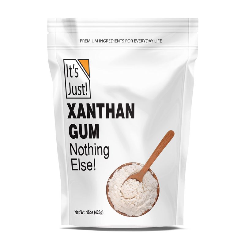It&#39;s Just - Xanthan Gum, 15oz, Keto Baking, Non-GMO, Thickener for Sauces, Soups, Dressings, Packaged in USA