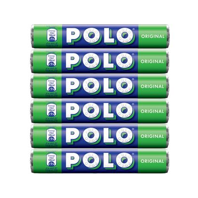 Polo Mints Rolls (Pack 6 Rolls)