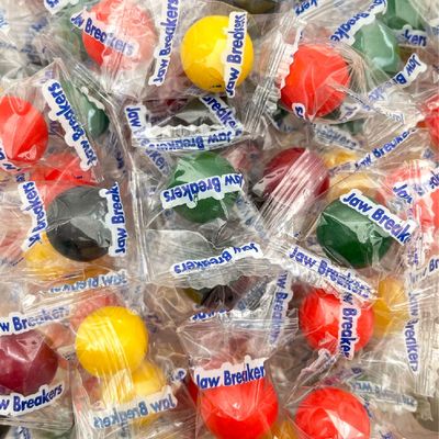 Jaw Breakers | 1.5-Pound Bag | Hard Candy, Fruit Flavored, Individually Wrapped