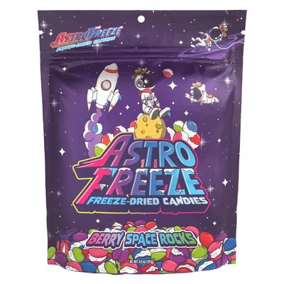 Premium Freeze Dried Wild Berry Candies - 4.5oz Berry Space Rocks Freeze Dried Candy - Melon Berry, Wild Cherry, Berry Punch, Raspberry, &amp; Strawberry