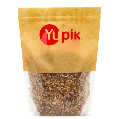 Yupik Raw California Walnuts, Medium Pieces, 2.2 lb, Kosher, Gluten-Free, Vegan, Chopped Nuts, Unsalted, Unroasted, Source of Omegas, Healthy Snacks, Nut Topping &amp; Inclusion, For Baking &amp; Cooking