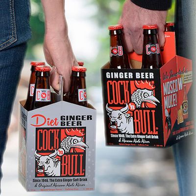 Cock n Bull Ginger Beer 6 Pack 7.5oz Soda Cans - Ideal Mixer for Cocktails, Mocktails, and Bartenders - Premium Quality for Perfect Mixed Drinks - Refreshing Flavor Profile- Made In USA