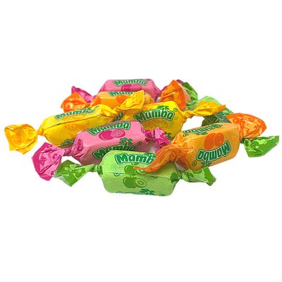Mamba Candy Tropics Gift Set Assorted Flavored Fruit Chews, Individually Wrapped Chewy Candies Mixed Flavors Assortment Bags, Pack of 2