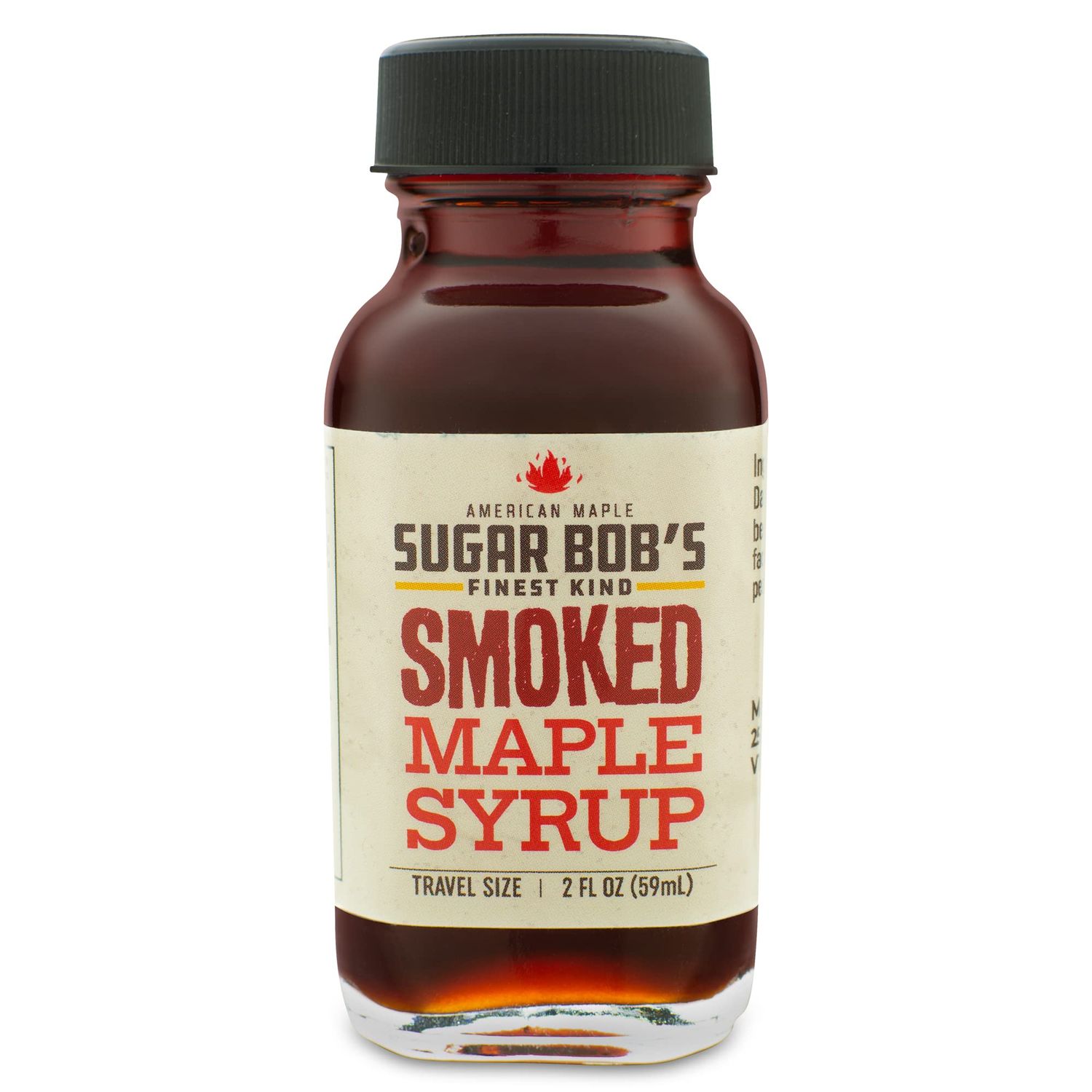 Sugar Bob&#39;s Finest Kind - Smoked Maple Syrup - Travel Size - 2 oz