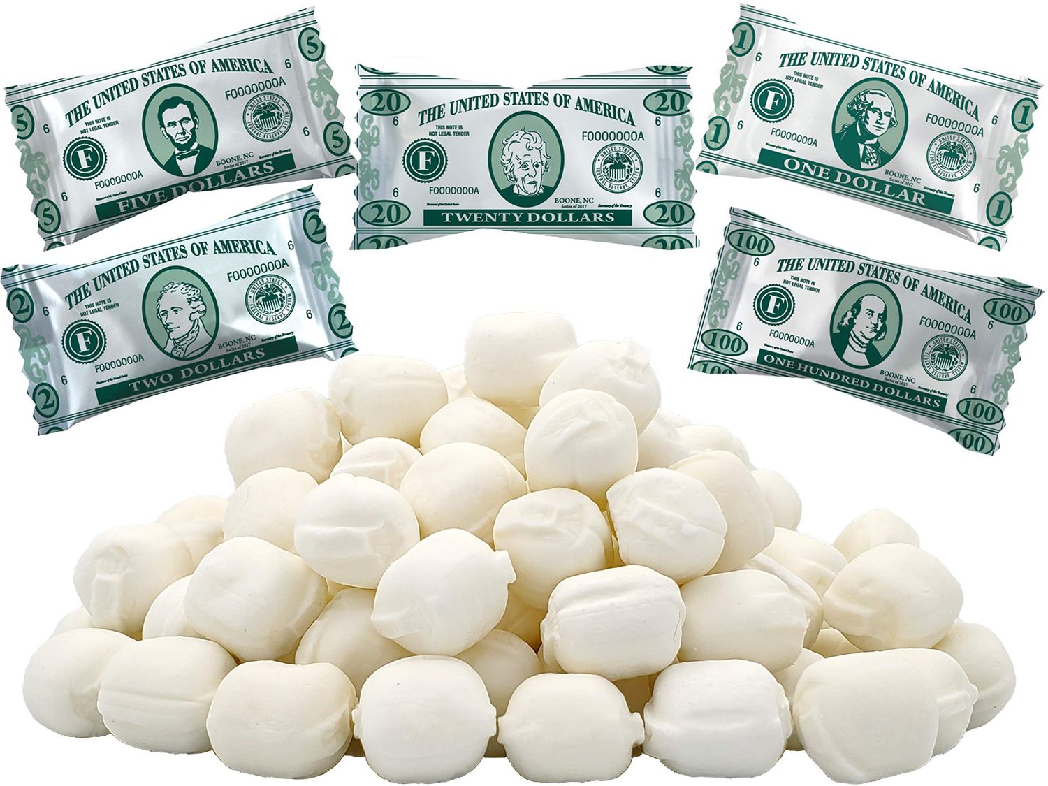 The Dreidel Company Money Buttermints, Mint Candies, After Dinner Mints, Fat-Free, Individually Wrapped (110 Pieces)