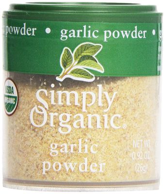 Simply Organic Garlic Powder, Certified Organic | 0.92 oz | Pack of 2 | Allium sativum L.
